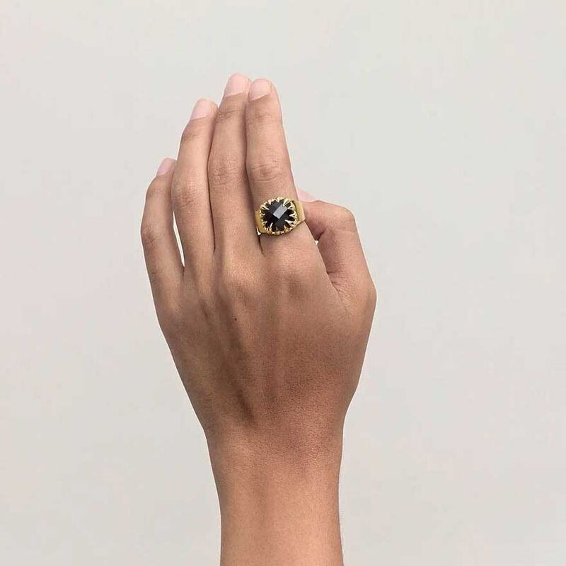 Stolen Girlfriends Club Claw Ring Onyx image number 1